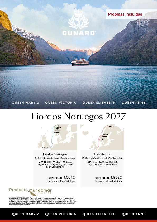 Fiordos Noruegos 2027
