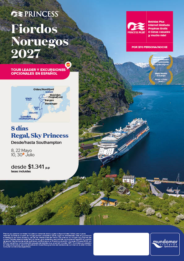 Fiordos Noruegos 2027