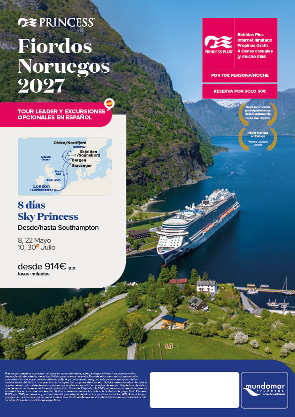 Fiordos Noruegos 2027
