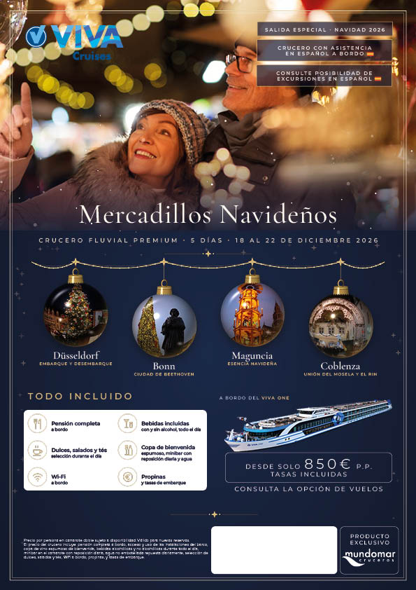 Crucero Fluvial Premium Mercadillos Navideños